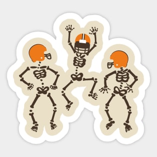 Cleveland Browns Halloween Shirt Sticker